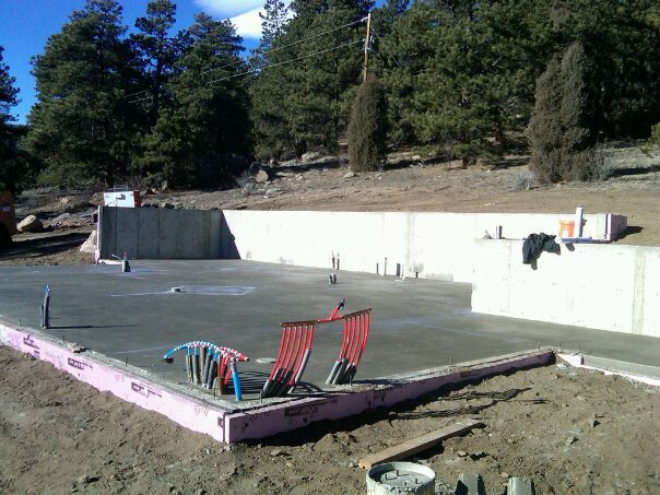 Foundation and Slab Poured for Brandt House