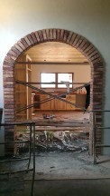 Office Archway to Kitchen